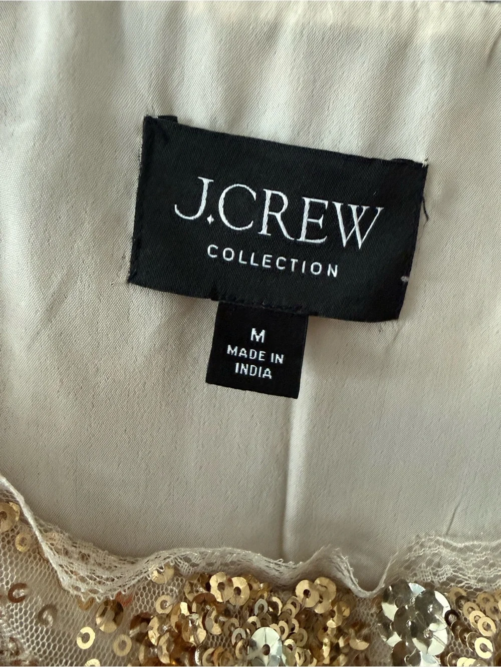 J.Crew Collection Sequin-Embellished Camisole